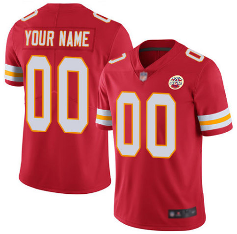 Youth Kansas City Chiefs ACTIVE PLAYER Custom Red Vapor Untouchable Limited Stitched Jersey