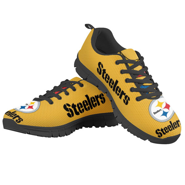Men's NFL Pittsburgh Steelers Lightweight Running Shoes 005