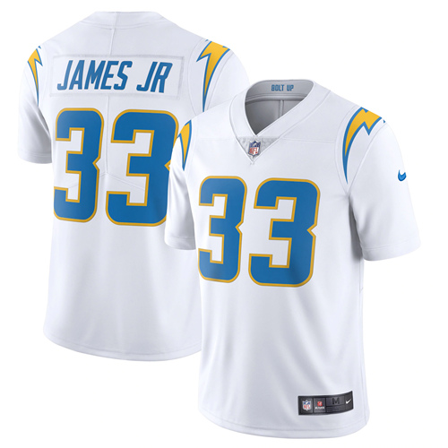 Men's Los Angeles Chargers #33 Derwin James 2020 White Stitched NFL Jersey