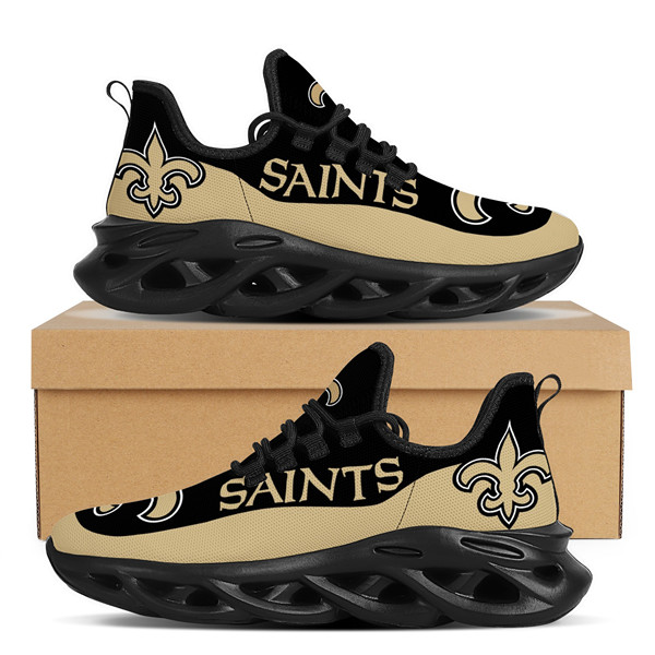 Men's New Orleans Saints Flex Control Sneakers 001