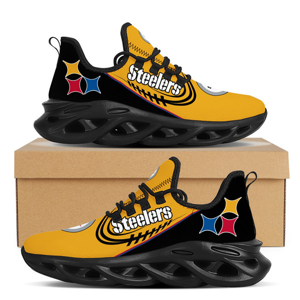 Men's Pittsburgh Steelers Flex Control Sneakers 005