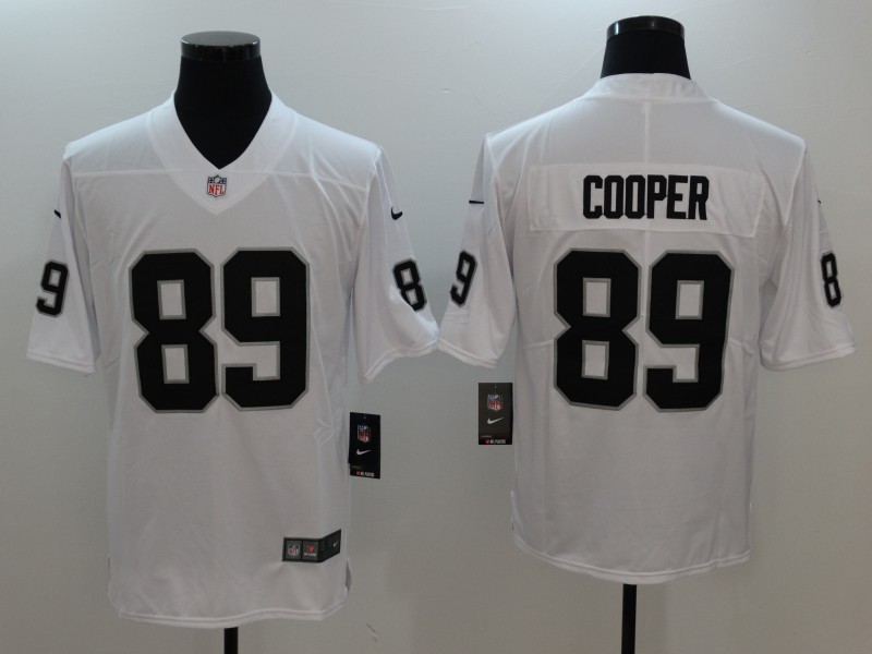 Men's Oakland Raiders #89 Amari Cooper Nike White Vapor Untouchable Limited Stitched NFL Jersey