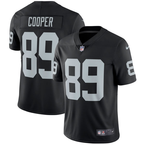 Men's Oakland Raiders #89 Amari Cooper Nike Black Vapor Untouchable Limited Stitched NFL Jersey