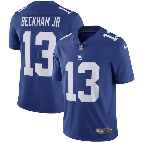 Men's New York Giants #13 Odell Beckham Jr Nike Royal Vapor Untouchable Limited Stitched NFL Jersey