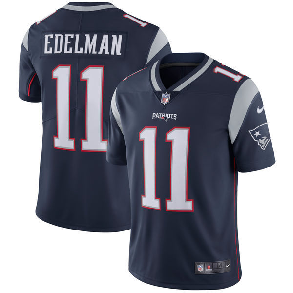 Men's New England Patriots #11 Julian Edelman Nike Navy Vapor Untouchable Limited Stitched NFL Jersey