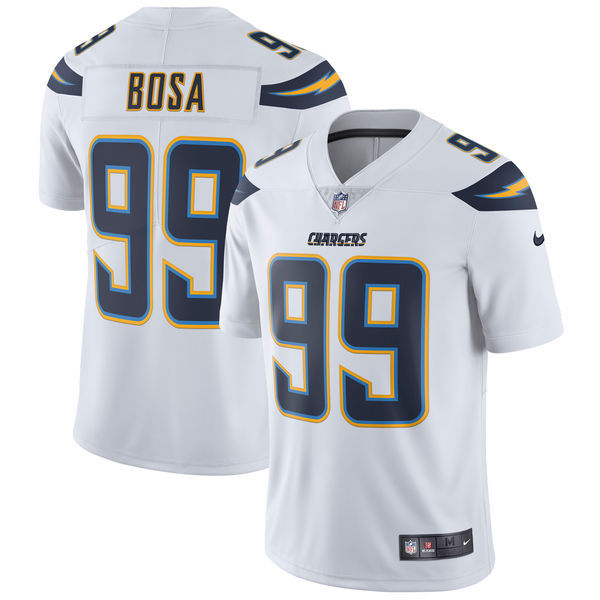Men's Los Angeles Chargers #99 Joey Bosa Nike White Vapor Untouchable Limited Stitched NFL Jersey