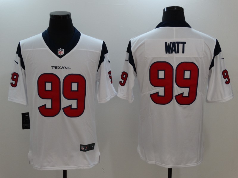 Men's Houston Texans #99 J.J. Watt Nike White Vapor Untouchable Limited Stitched NFL Jersey