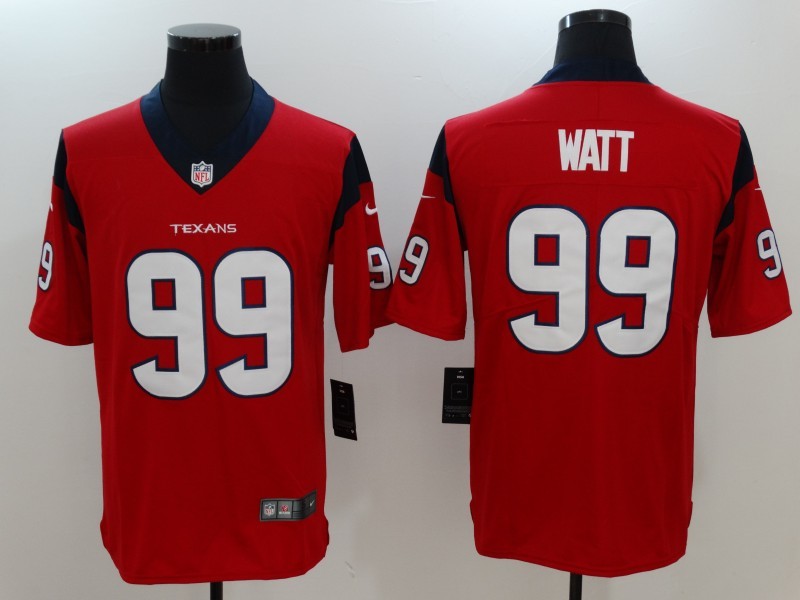 Men's Houston Texans #99 J.J. Watt Nike Red Vapor Untouchable Limited Stitched NFL Jersey