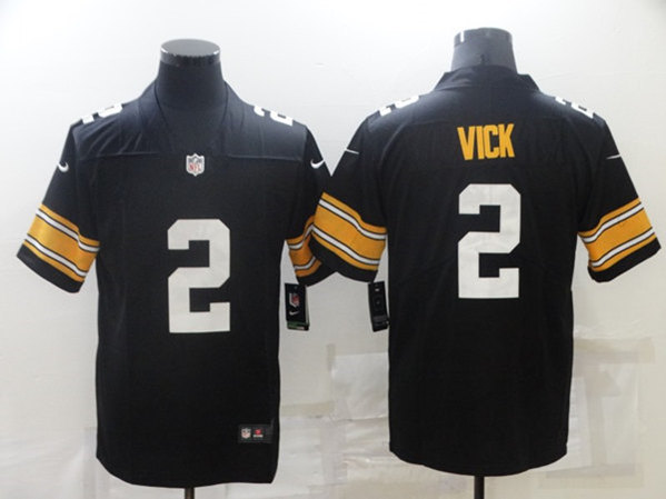 Men's Pittsburgh Steelers #2 Michael Vick White Limited Stitched Jersey