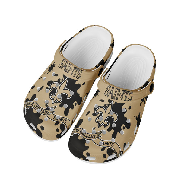 Men's New Orleans Saints Bayaband Clog Shoes 003