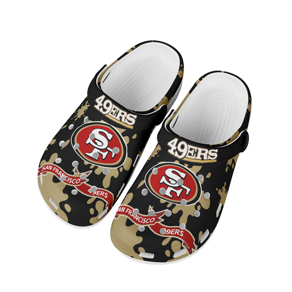 Men's San Francisco 49ers Bayaband Clog Shoes 003