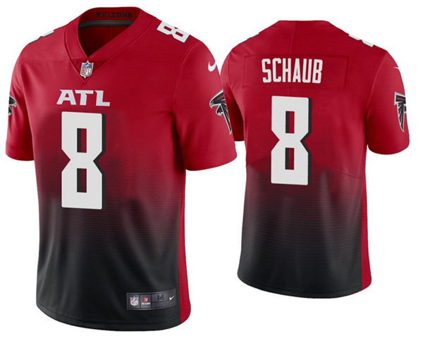 Men's Atlanta Falcons #8 Matt Schaub 2020 Red Vapor Untouchable Limited Stitched NFL Jersey