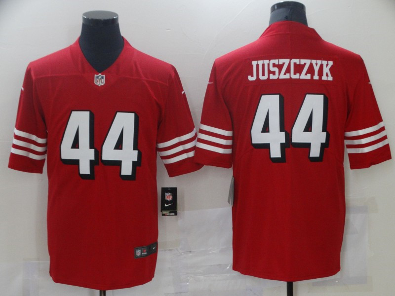 Men's San Francisco 49ers #44 Kyle Juszczyk Red Vapor Untouchable Limited Stitched Jersey