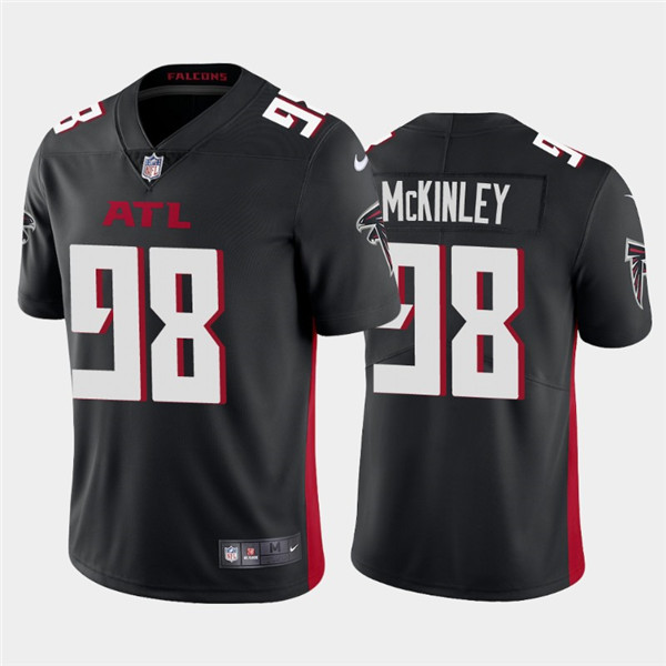 Men's Atlanta Falcons #98 Takkarist McKinley 2020 Black Vapor Untouchable Limited Stitched NFL Jersey