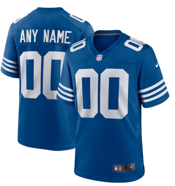 Men's Indianapolis Colts Active Player Custom Royal 2021 Limited Stitched Jersey