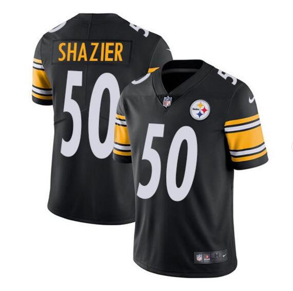 Men's Pittsburgh Steelers #50 Ryan Shazier Black Vapor Untouchable Limited Stitched Jersey