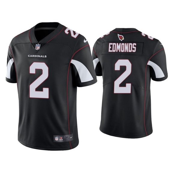 Men's Arizona Cardinals #2 Chase Edmonds Black Vapor Untouchable Limited Stitched Jersey