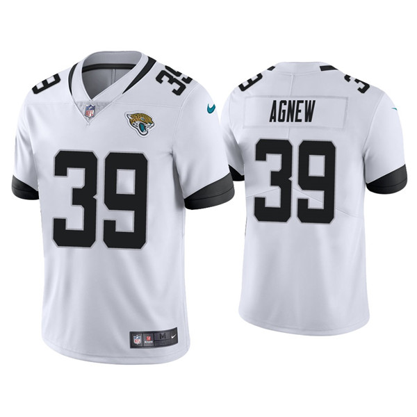 Men's Jacksonville Jaguars #39 Jamal Agnew 2021 White Vapor Untouchable Limited Stitched Jersey