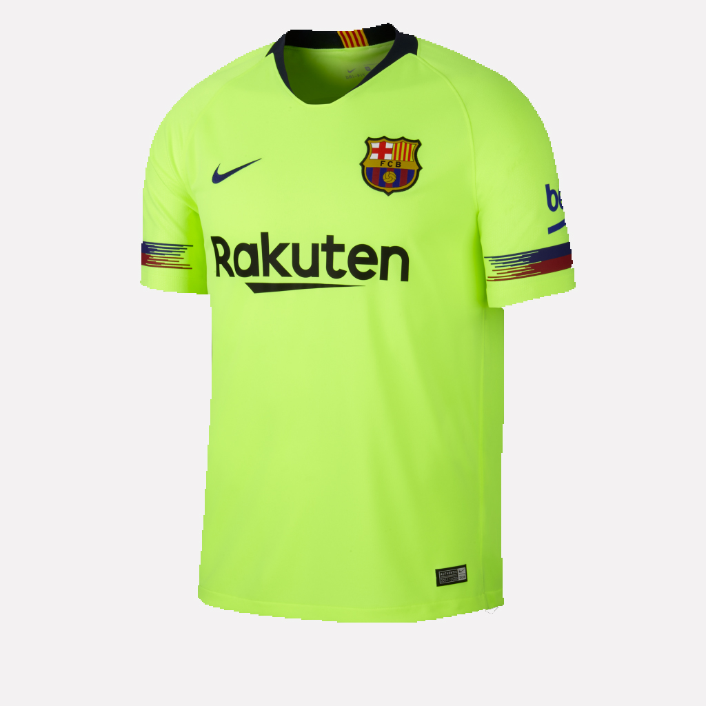 Men's Barcelona Green 2018-19 Away Soccer Jersey