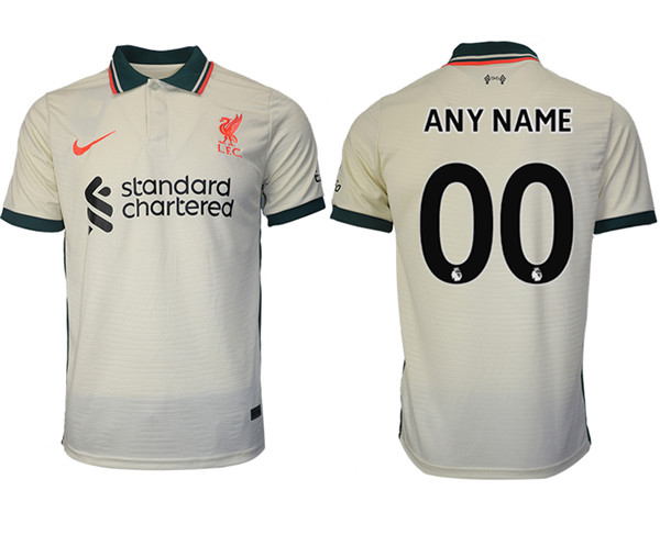 Men's Liverpool Custom 2021/22 Away Jersey