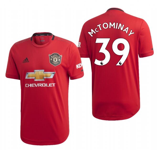 Men's Manchester United #39 Scott Mctominay Red 2019 Soccer Club Home Official Jersey