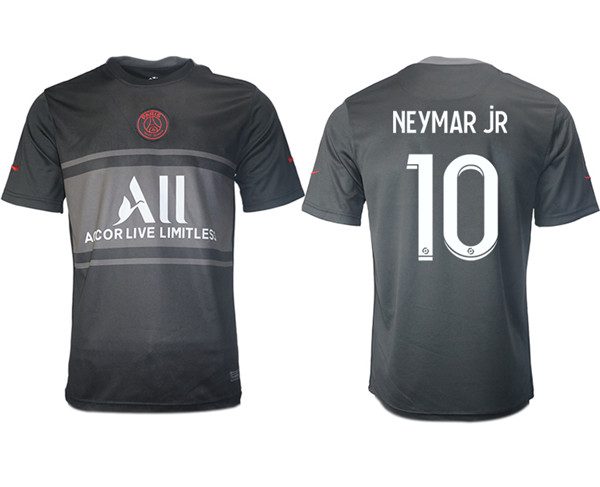 Men's Paris Saint-Germain #10 Neymar Jr Soccer Home Jersey