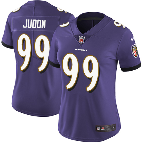 Women's Baltimore Ravens #99 Matt Judon Purple Vapor Untouchable Limited Stitched NFL Jersey