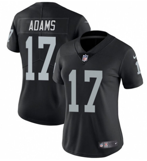 Women's Oakland Raiders #17 Davante Adams Black Vapor Untouchable Limited Stitched Jersey(Run Small)