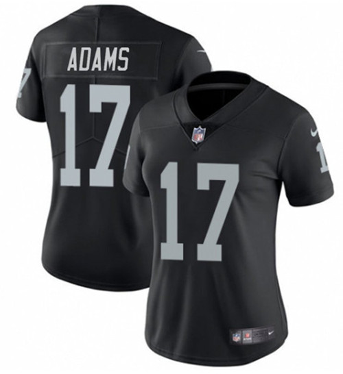 Women's Oakland Raiders 17 Davante Adams Black Vapor Untouchable