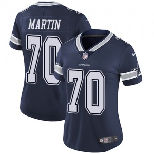 Women's Dallas Cowboys #70 Zack Martin Navy Vapor Untouchable Limited Stitched Jersey(Run Small)