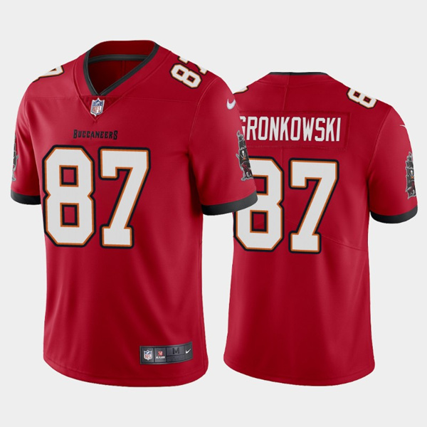 Youth Tampa Bay Buccaneers #87 Rob Gronkowski 2020 Red Vapor Untouchable Limited Stitched Jersey