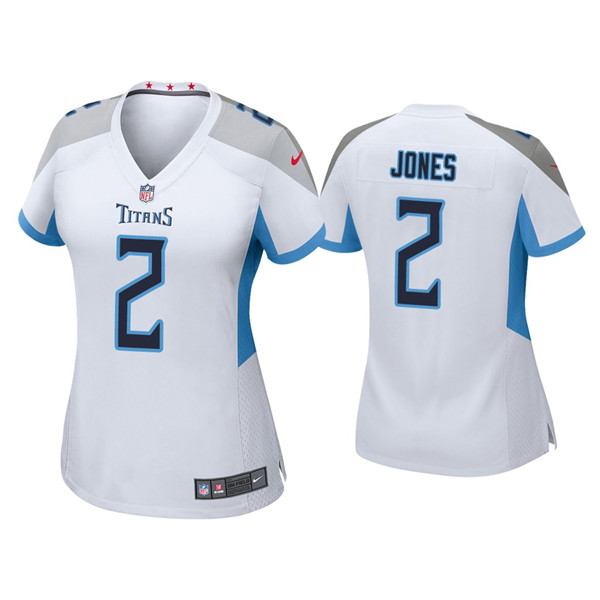 Women's Tennessee Titans #2 Julio Jones White Vapor Untouchable Limited Stitched Football Jersey(Run Small)