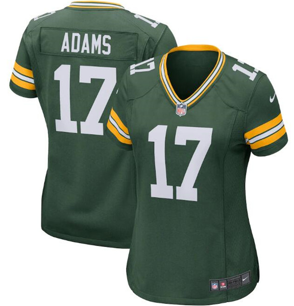 Women's Green Bay Packers #17 Davante Adams Green Vapor Untouchable Limited Stitched Jersey(Run Small