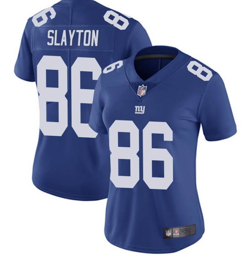 Women's New York Giants #86 Darius Slayton Royal Limited Stitched NFL Jersey(Run Small)