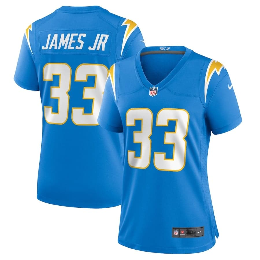 Women's Chargers #33 Derwin James 2020 Blue Stitched NFL Jersey(Run Small)