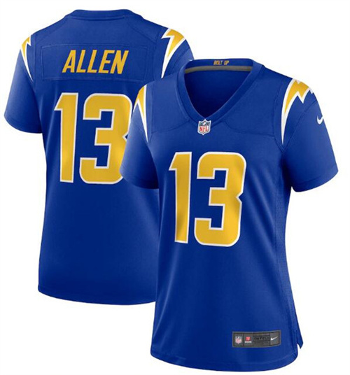 Women's Los Angeles Chargers #13 Keenan Allen Royal Vapor Untouchable Limited Stitched Jersey