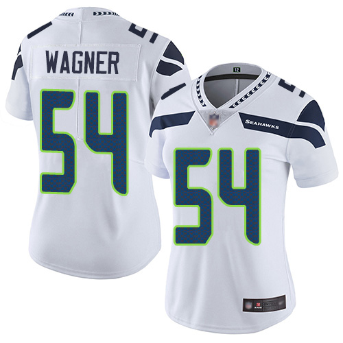 Women's Seahawks #54 Bobby Wagner White Vapor Untouchable Limited Stitched NFL Jersey