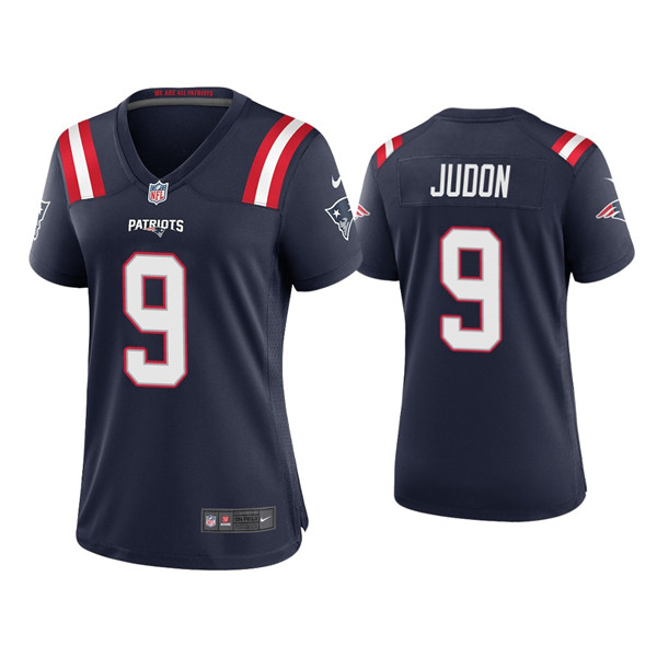 Women's New England Patriots #9 Matt Judon Navy Vapor Untouchable Limited Stitched Jersey(Run Small)
