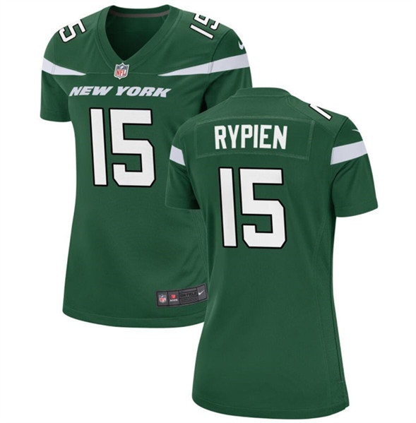 Women's New York Jets #15 Brett Rypien Green Stitched Football Jersey(Run Small)
