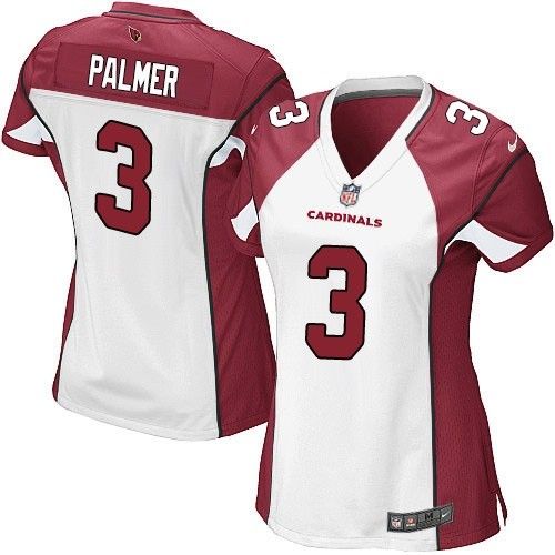 Nike Cardinals #3 Carson Palmer White Women's Stitched NFL Elite Jersey