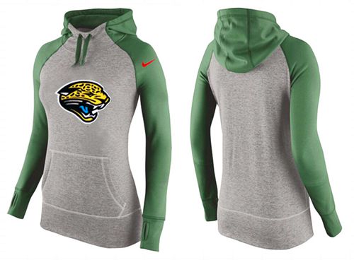 Women's Nike Jacksonville Jaguars Performance Hoodie Grey & Green