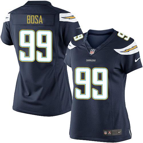 Nike Chargers #99 Joey Bosa Navy Blue Team Color Women's Stitched NFL New Limited Jersey