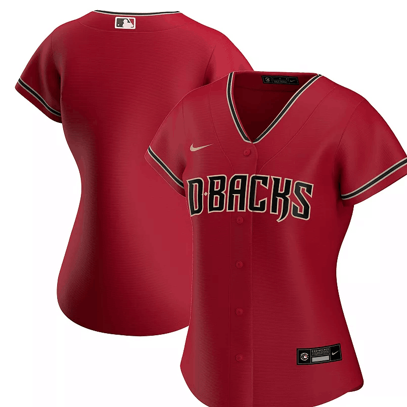 Women's Arizona Diamondbacks Red Cool Base Stitched MLB Jersey