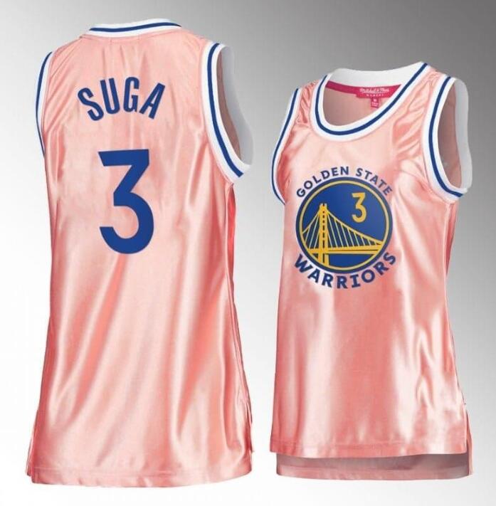 Women Golden State Warriors Active Player Pink Custom Stitched Jersey