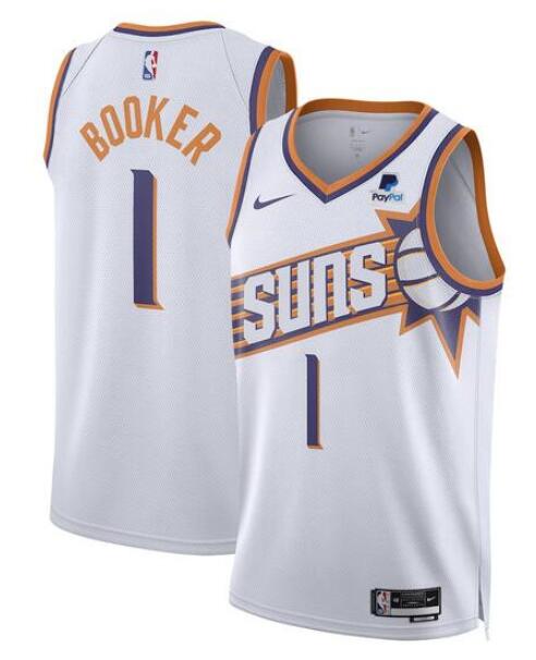 Women's Los Angeles Lakers #1 Devin Booker White 2023 Association Edition Stitched Basketball Jersey(Run Small)