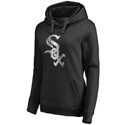 Women's Chicago White Sox Platinum Collection Pullover Hoodie Black
