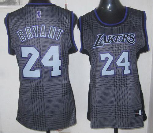Lakers #24 Kobe Bryant Black Rhythm Fashion Women's Stitched NBA Jersey