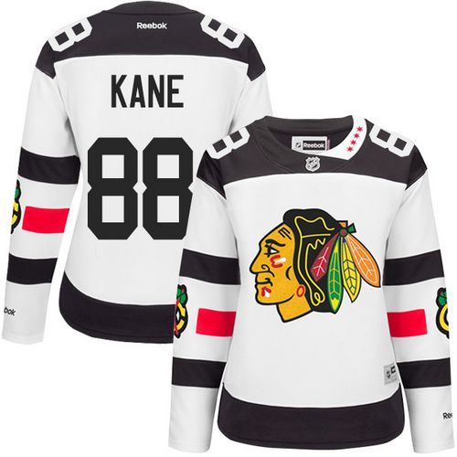 Blackhawks #88 Patrick Kane White 2016 Stadium Series Women's Stitched NHL Jersey