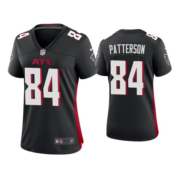 Women's Atlanta Falcons #84 Cordarrelle Patterson Black Stitched Jersey(Run Small)