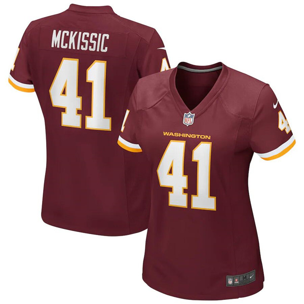 Women's Washington Redskins #41 J.D. McKissic Red Vapor Untouchable Limited Stitched NFL Jersey(Run Small)